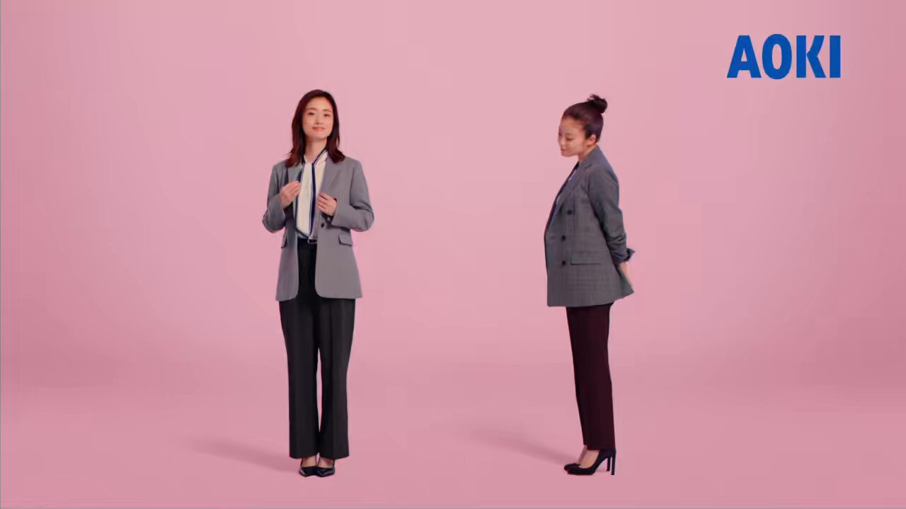 上戸彩＆今田美桜、AOKI「機能性ジャケット」で魅せるハンサムな