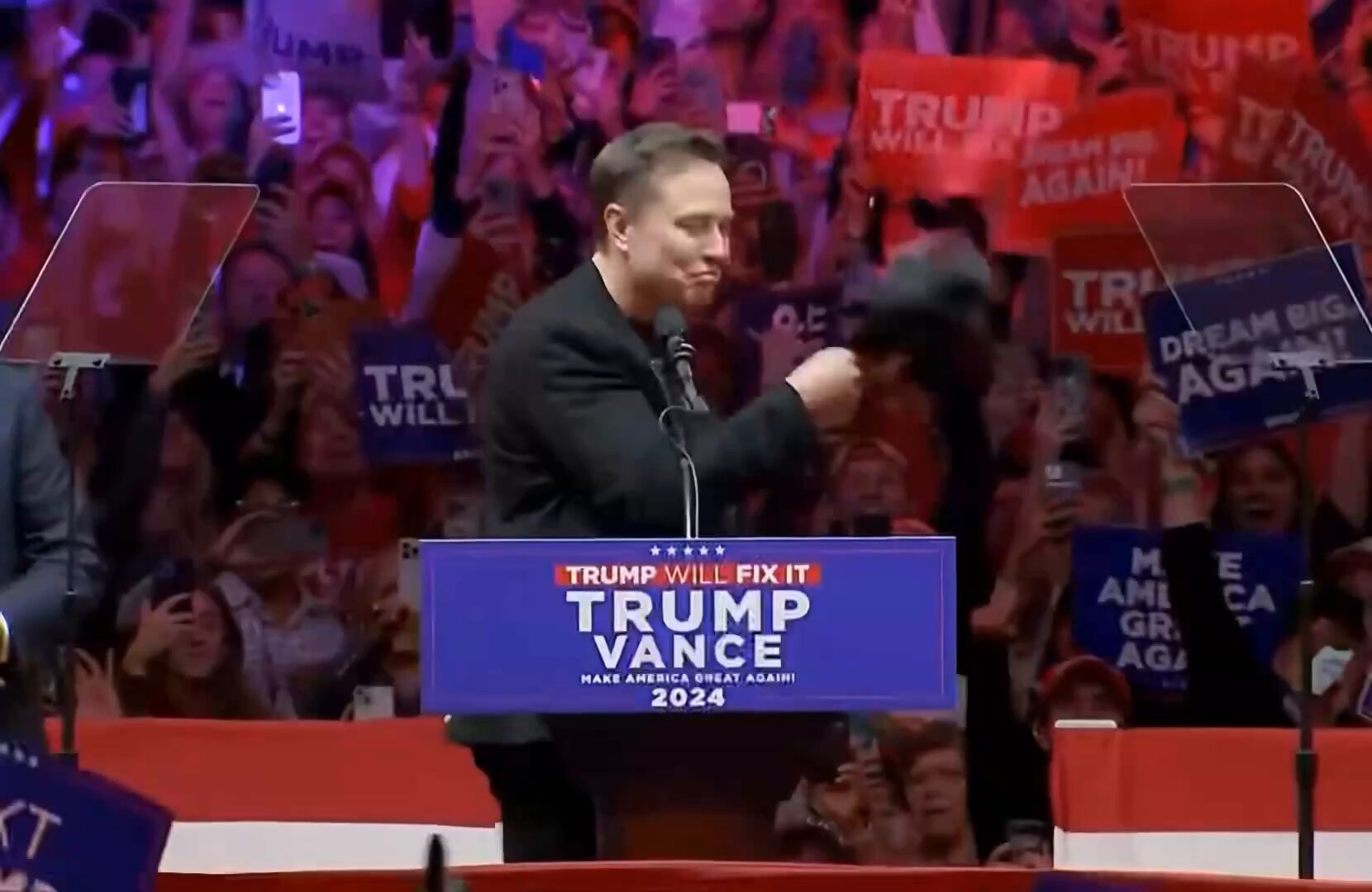 DogeDesigner on X: "BREAKING: Elon Musk's full speech at Donald Trump's  rally in New York today. https://t.co/ZuxIDOI6uE" / X