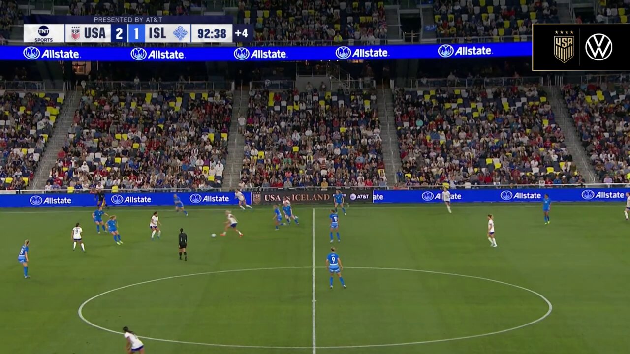 The 23rd player in USWNT history to score in her first cap: Emma Sears!!!#USWNT x @VW