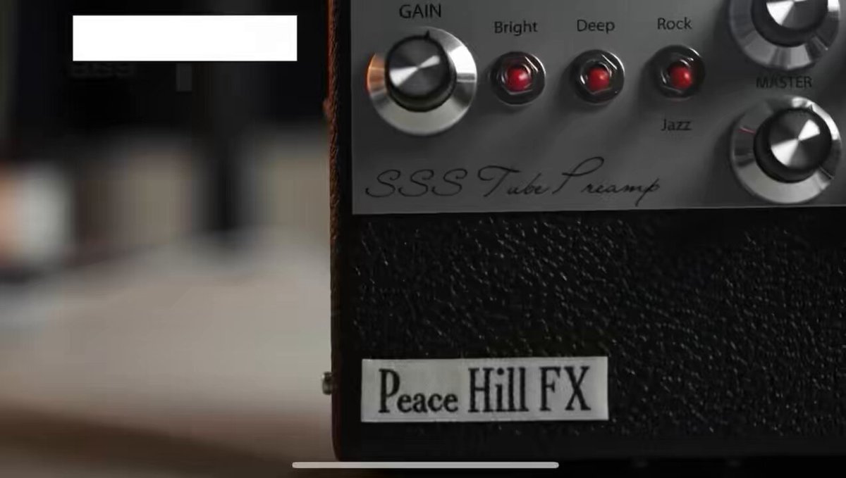 最初期！Peace Hill FX SSS Tube Preamp シリアル1桁