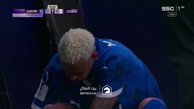 Neymar looked broken after nightmare scenario plays out in second game back for Al Hilal following ACL injury - Saudi Pro League - SPORTbible