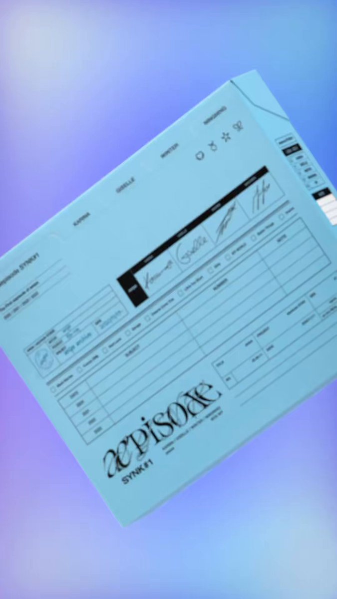 aespa : episode SYNK#1 Blu-ray 未開封 aespa - æpisode SYNK#1 Digital Code