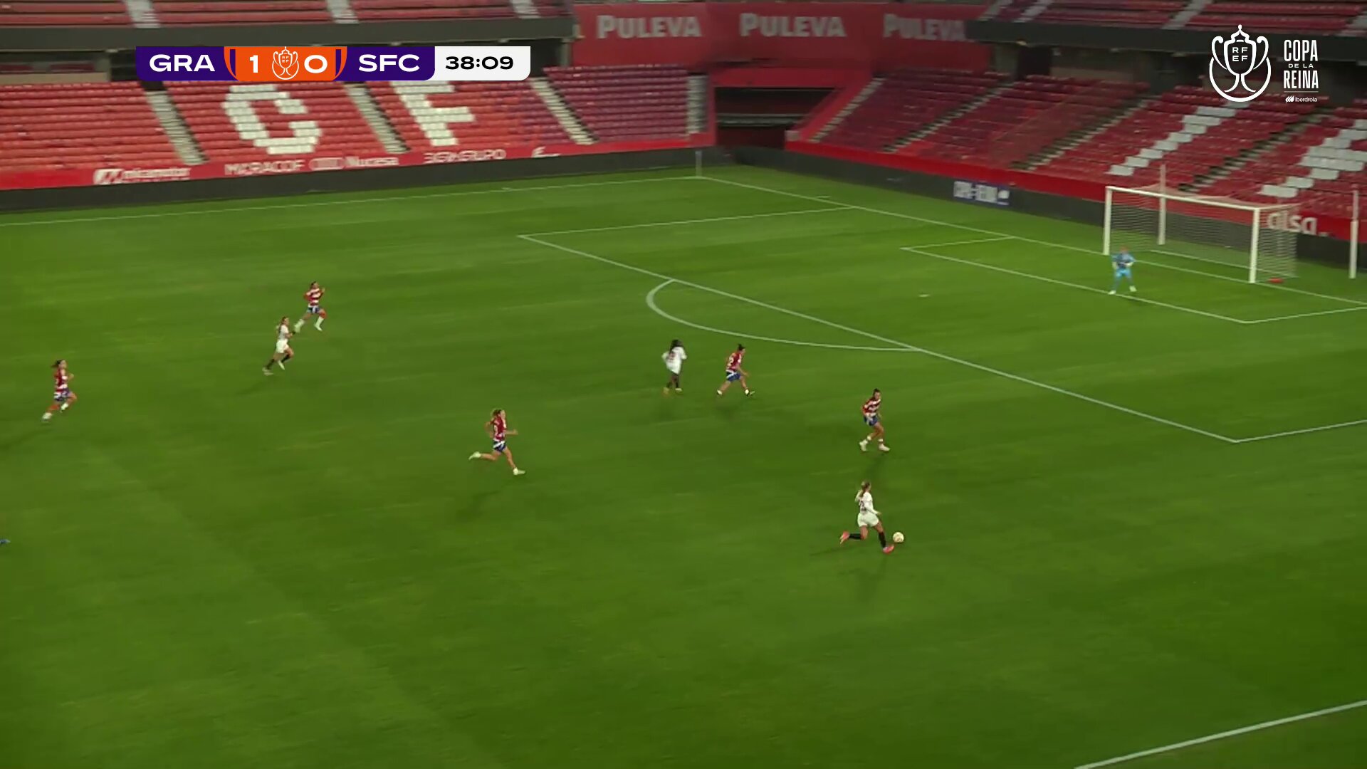 ⚽️ ¡Gool del Sevilla! Empata el partido con un golazo de Alba Cerrato🆚 @GranadaCF_Fem 1-1 @SevillaFC_Femℹ️ 𝗠𝗶𝗻𝘂𝘁𝗼 𝗮 𝗺𝗶𝗻𝘂𝘁𝗼:  @iberdrola
