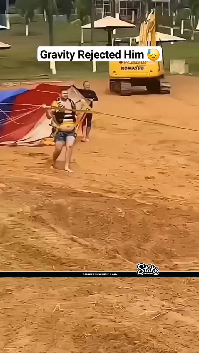 Gravity rejected him 