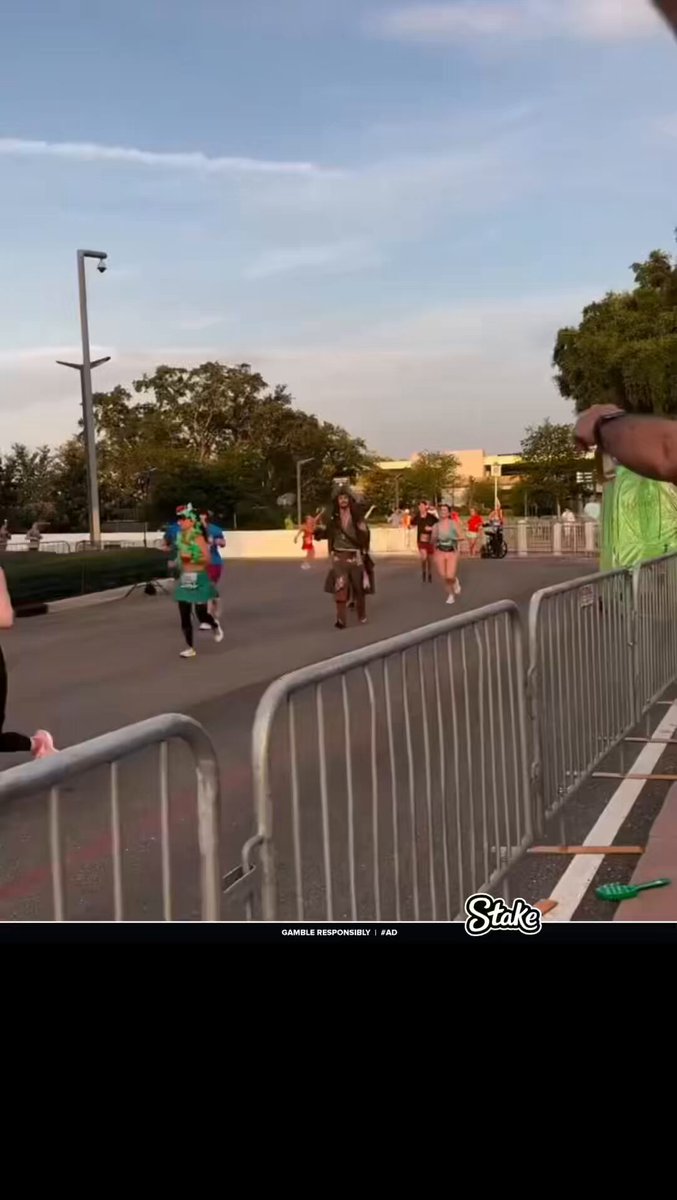 Imagine taking running seriously and a guy dressed as Jack Sparrow casually passes you while slamming a shot 