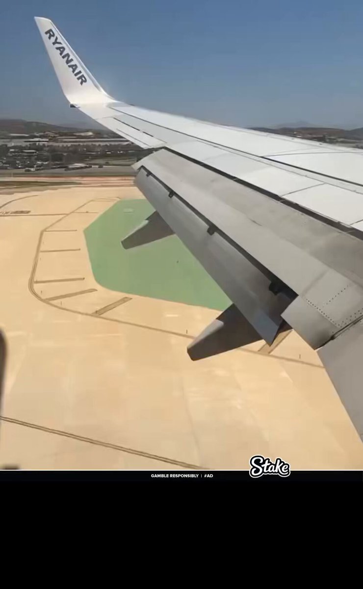 Ryanair do not land, they arrive. 