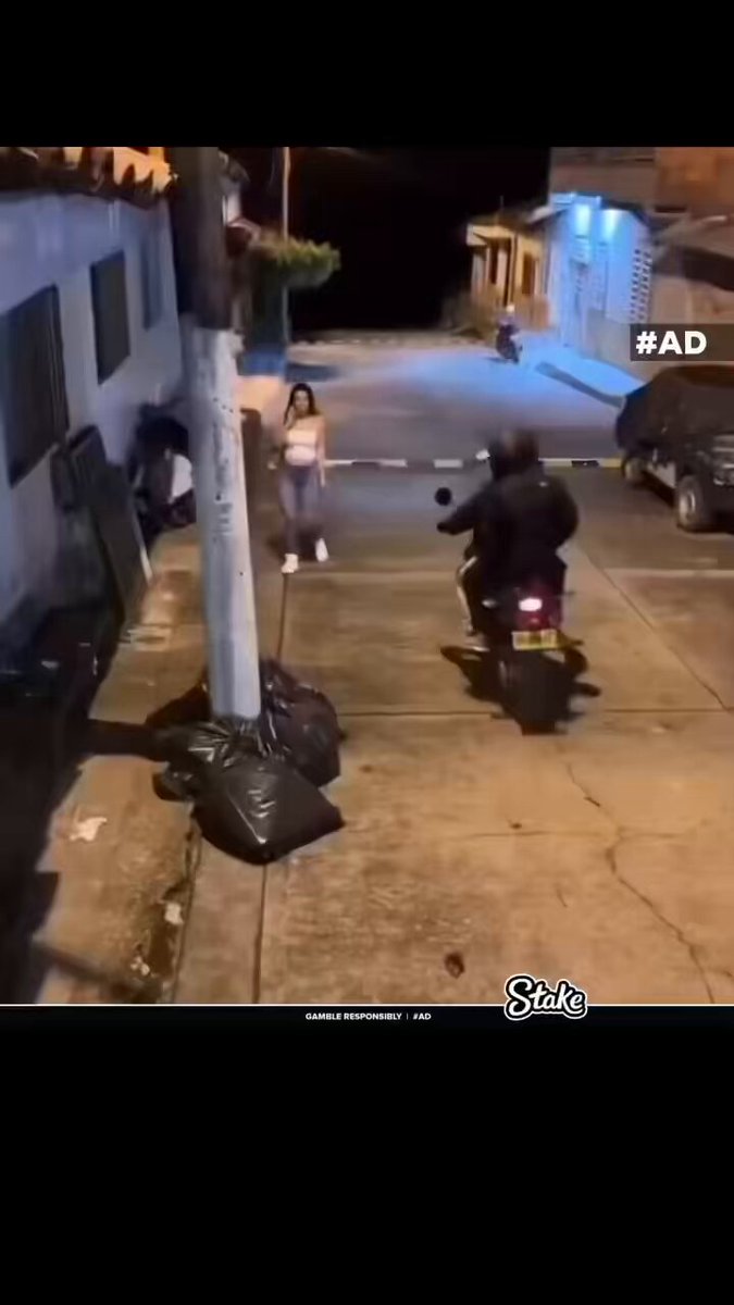 Imagine being so scared you end up hiding in a trash bag 