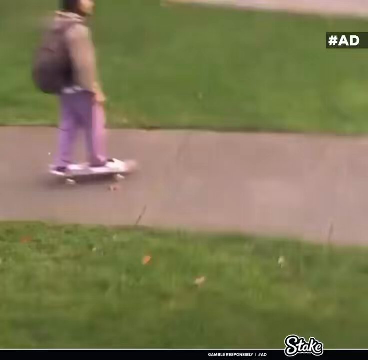 Guy gets arrested for not stopping on a skateboard… 