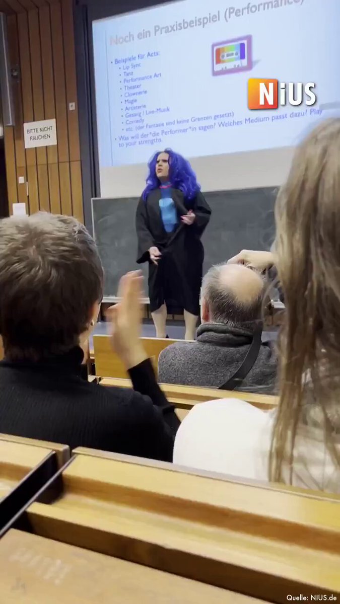 German universities have been infected by the woke mind virus. 