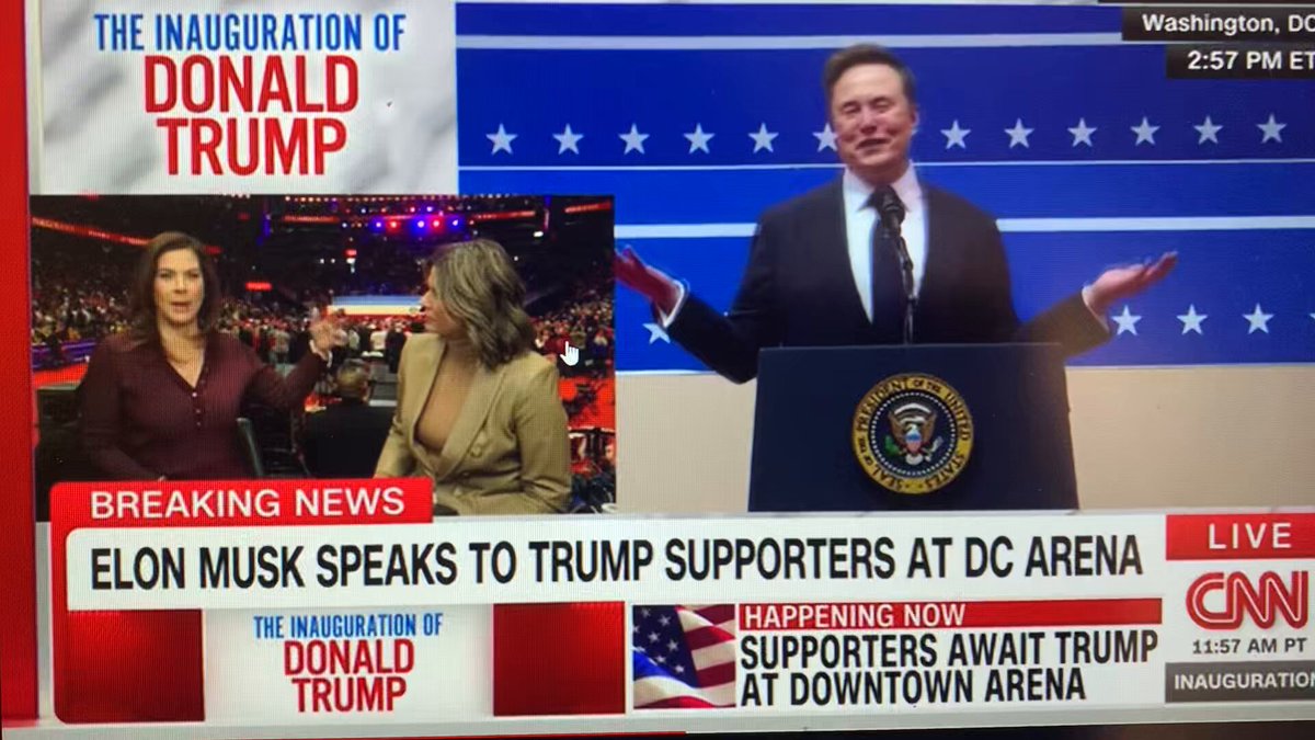 BREAKING: CNN Just accused Elon Musk of doing a Nazi salute.

Thoughts?

