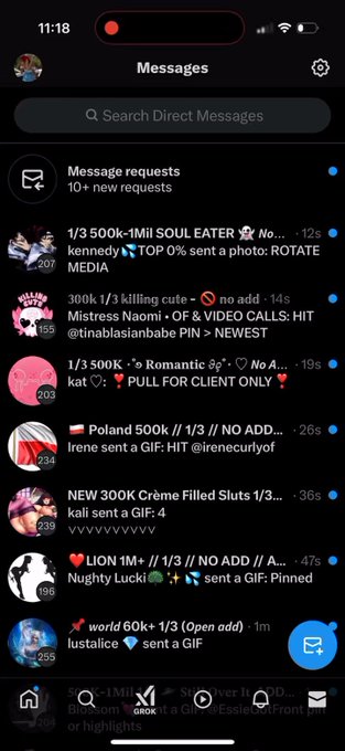 Only whores is still running 
These demons are very active today online. 
Saving up for what exactly