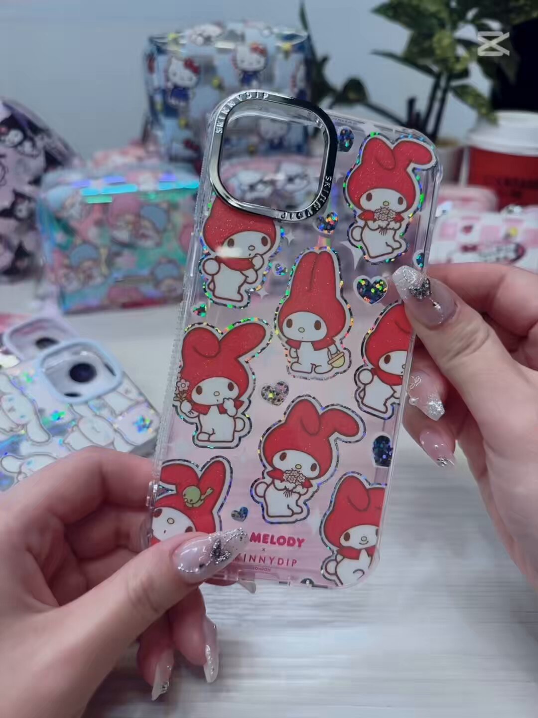 ★イオ★My Melody スキニーディップ　キーホルダー ☆イオ☆My Melody スキニーディップ キーホルダー ☆イオ☆My