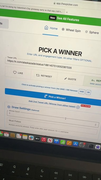 VALENTINES RAFFLE RESULTS!!    Congrats to @Joshuakillmeye1 .    :) https://t.co/DwCsNFhjzt