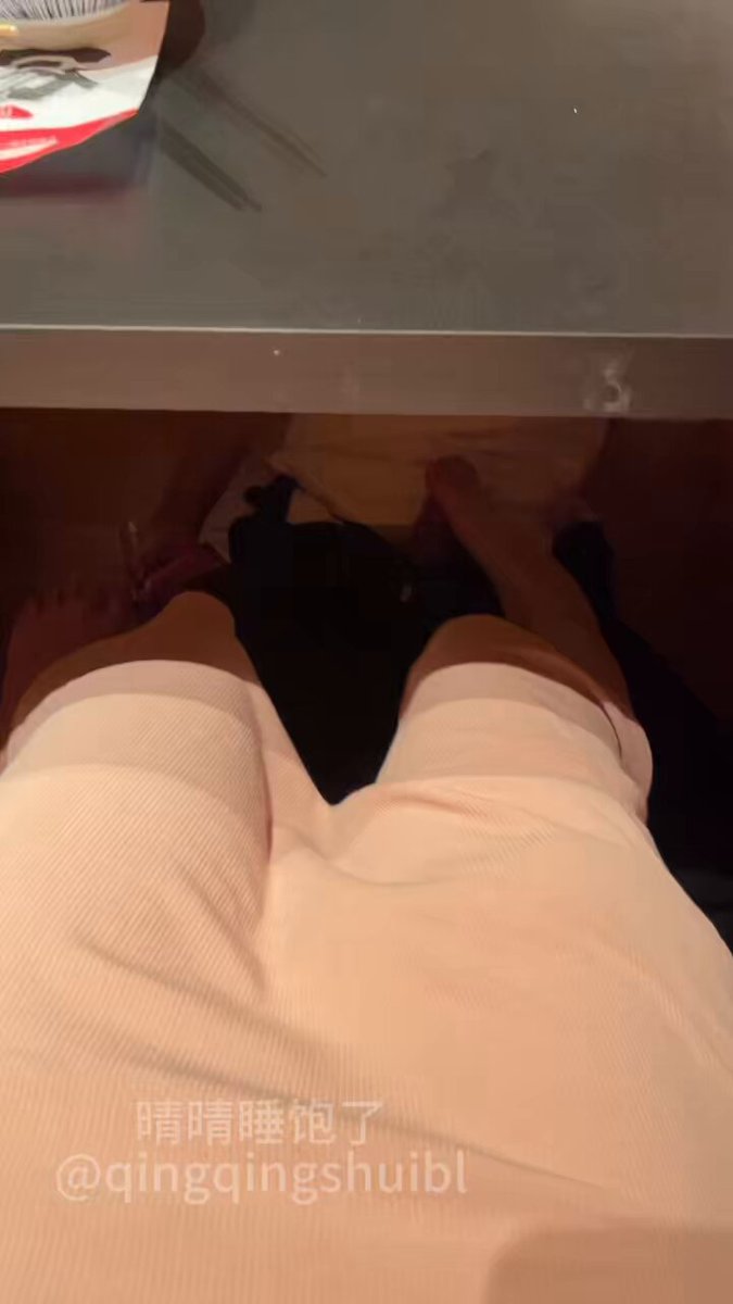Three junior high school students giving footjob under the table - search results 