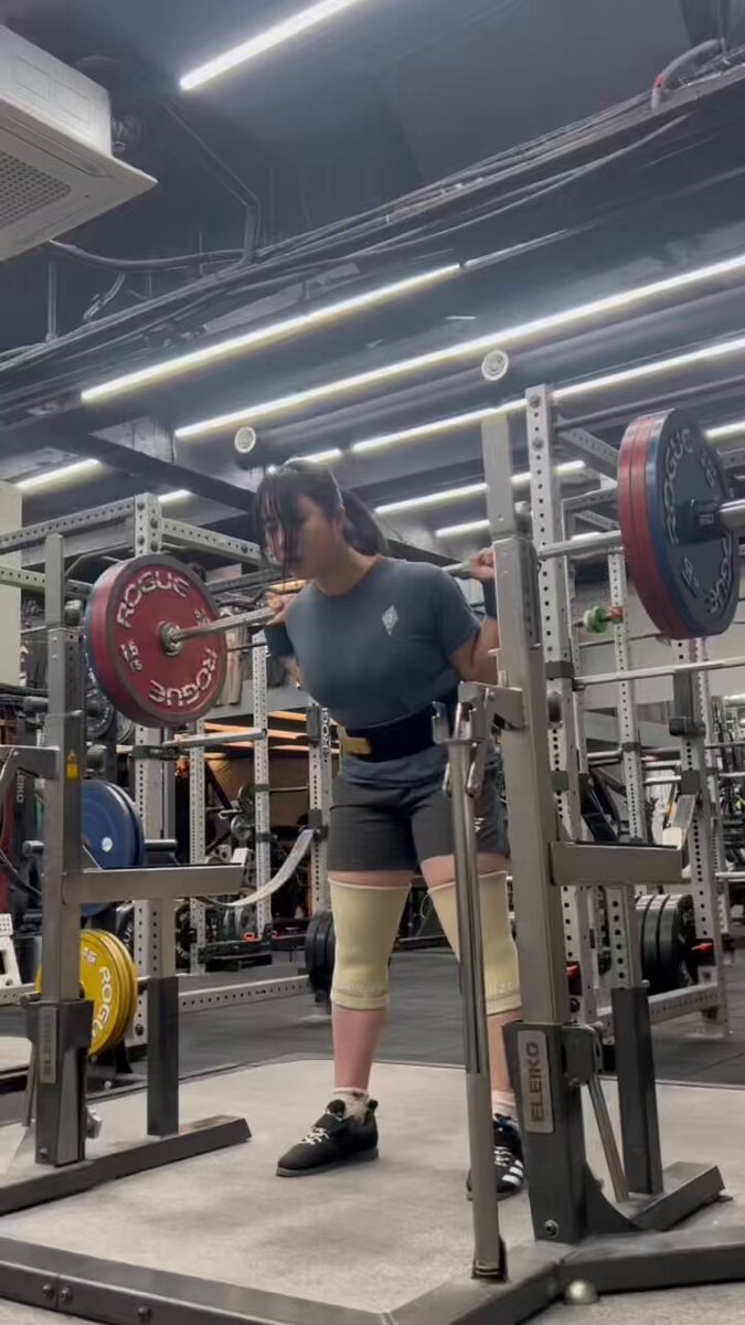 Barbell Squat 280kg （BW:85kg）, バーベルしなりすぎ😣, #目指せ300kg