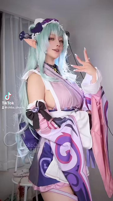 Twitterのコスプレ動画1