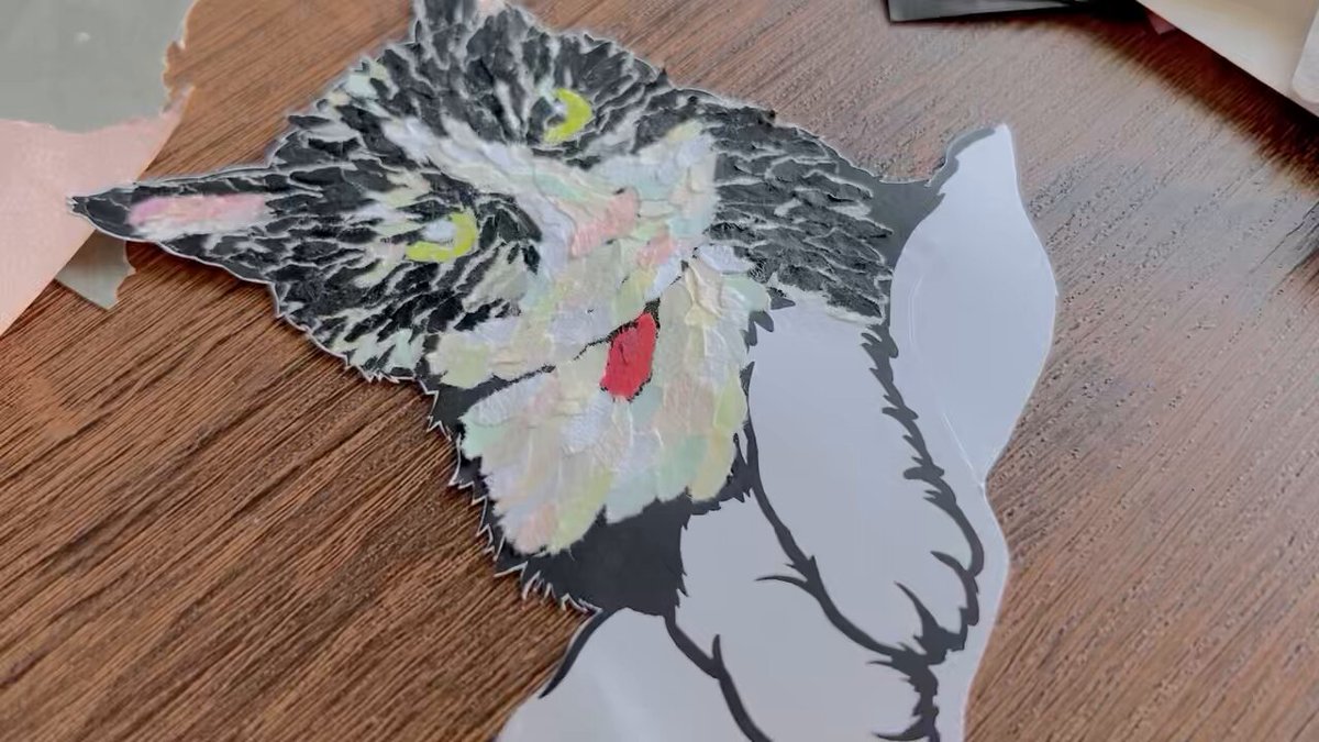 ちぎり絵 切り絵×ちぎり絵】原画アート sakura -桜- アートフラワー 紙の
