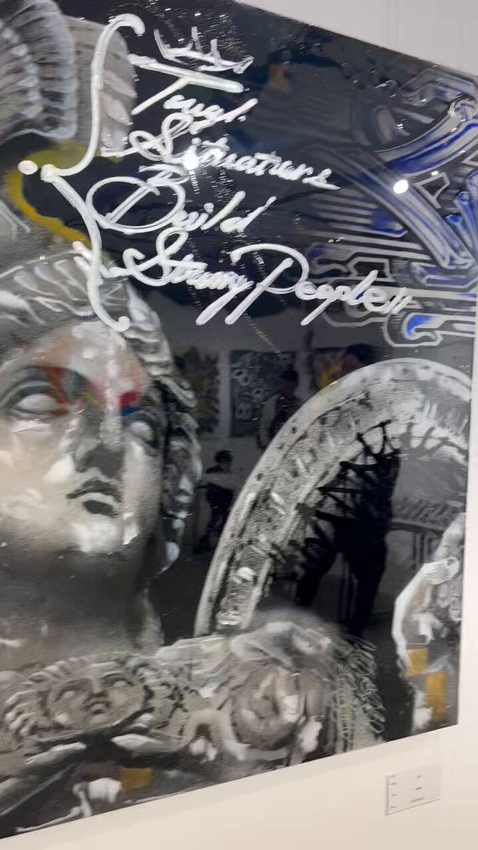 1点もの CMKgallery CASPER氏 グラフィティーアート「志」（CMKG