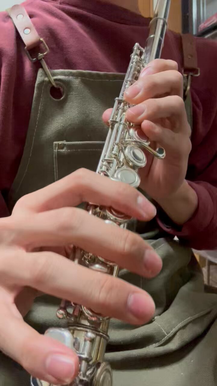 【工房リペア済み】Pearl フルート SS-98 総銀製 工房リペア済み】Pearl フルート SS-98 総銀製