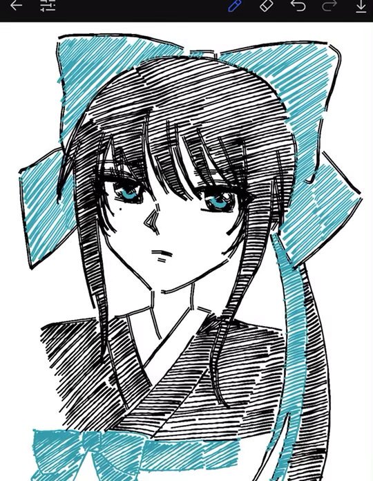 anime character with Pets ,Black and whiteのイラスト素材