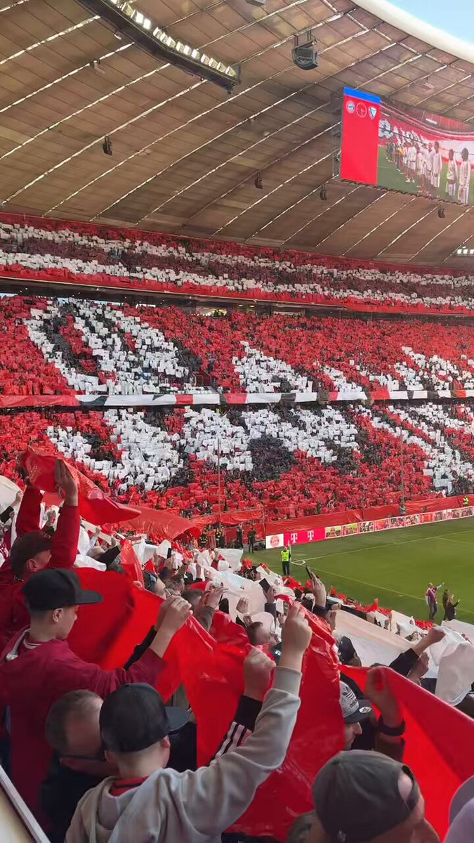 Bayern Munich fans on the Picture