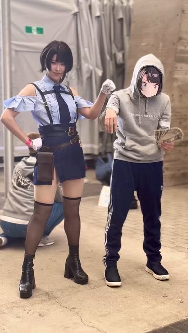 Twitterのコスプレ動画3