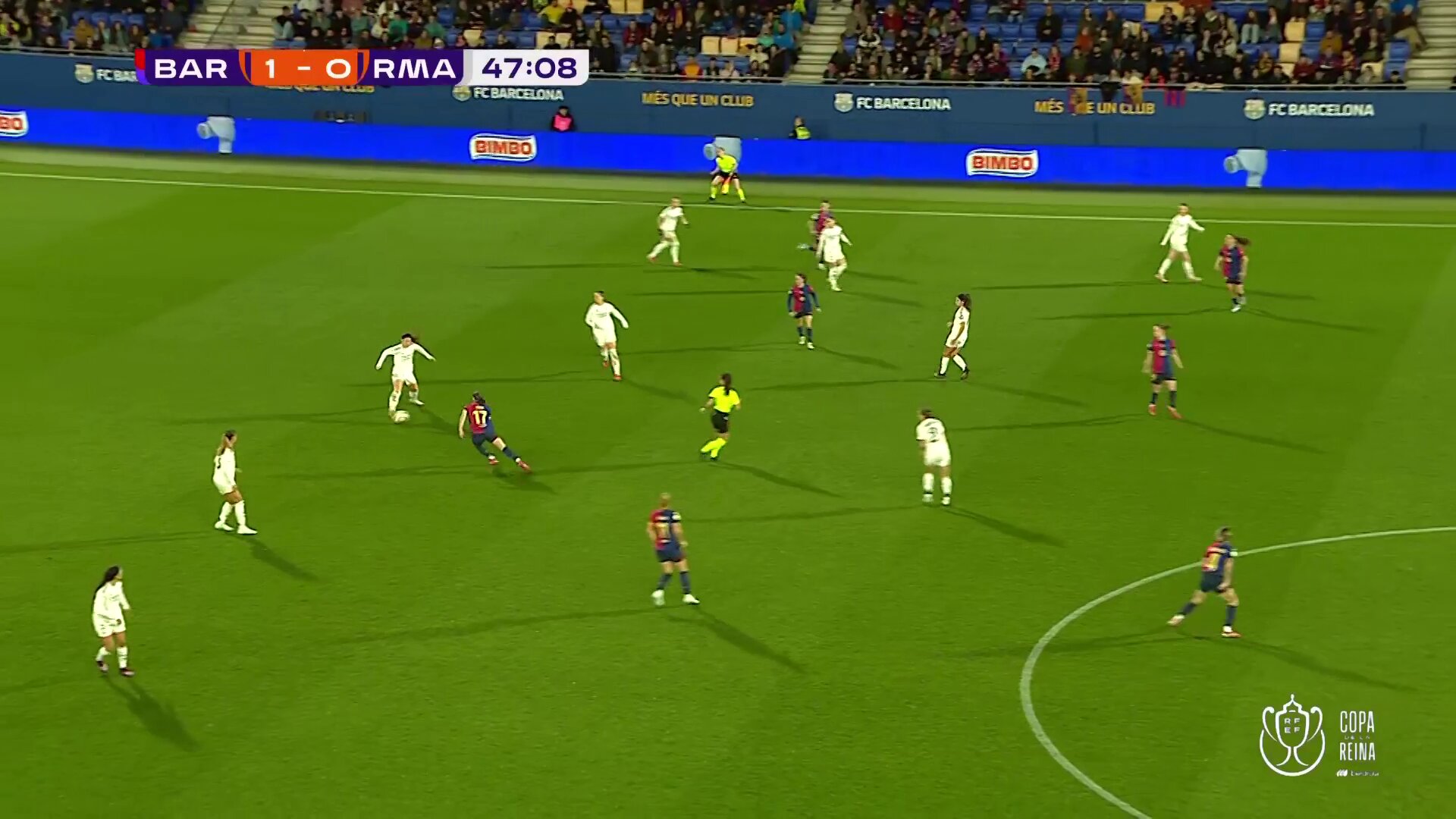 💥 ¡𝗚𝗢𝗢𝗢𝗢𝗢𝗢𝗢𝗢𝗢𝗢𝗟!👉 Tras anotar tres goles en la ida, Pajor vuelve a marcar en la eliminatoria🆚 @FCBfemeni - @realmadridfem I 2-0 I 48'📺 @la2_tve #CopadelaReinaIberdrola I #FutFemRFEF