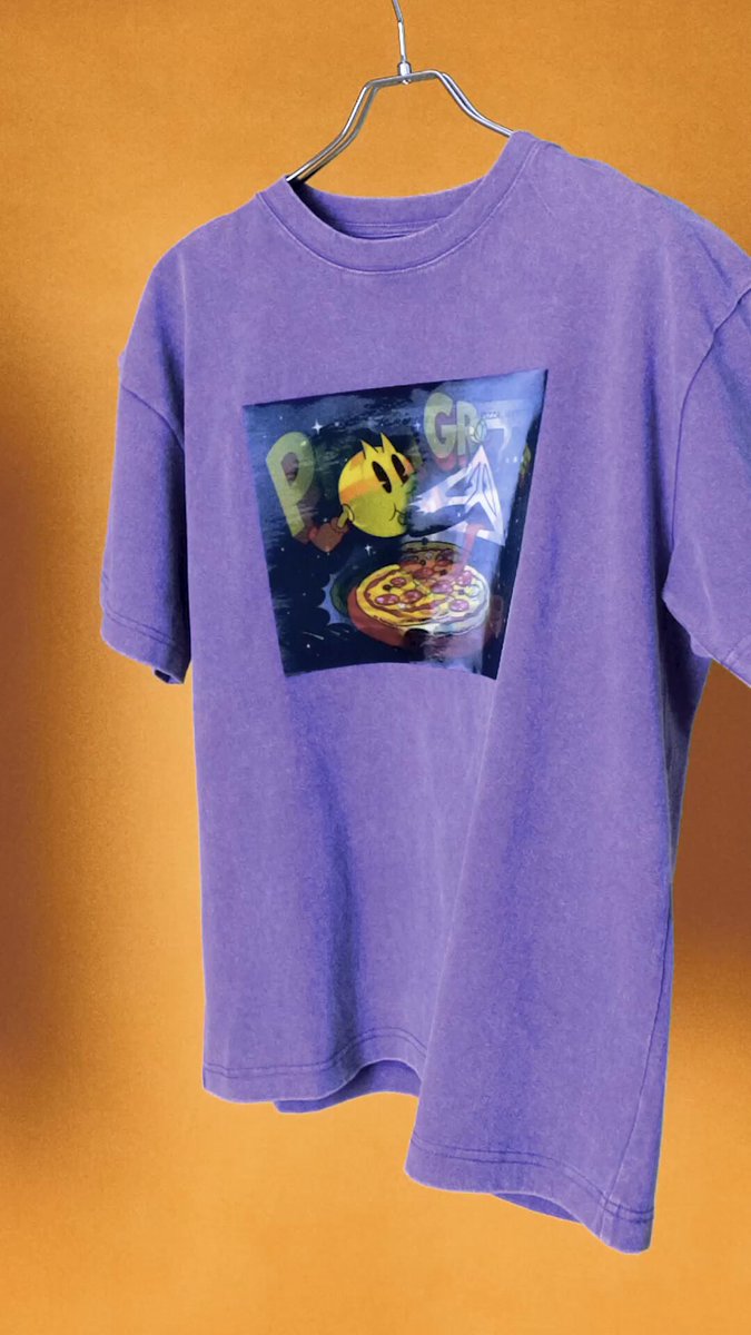 ENDRECHERI. × PAC-MAN PIZZA GROOVE T-SHIRT 3つの絵柄を要チェック