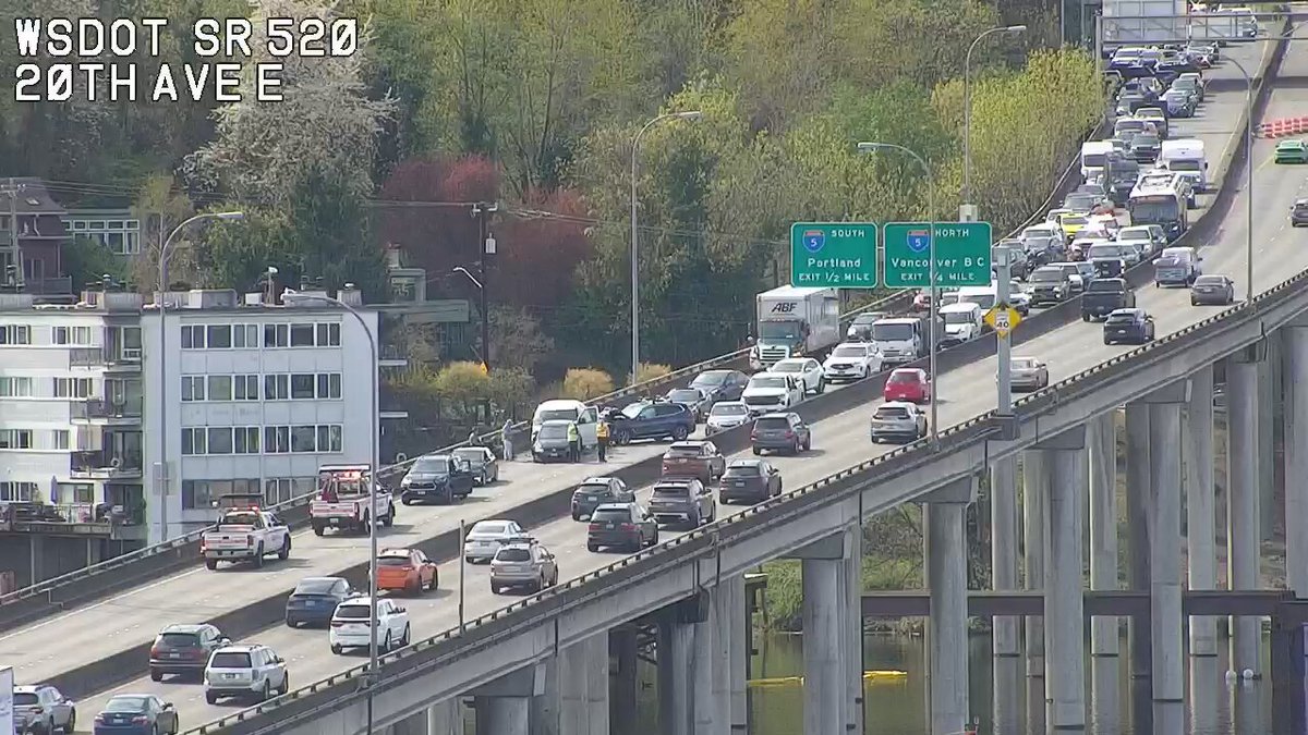 更新：Montlake Blvd（MP 1）のすぐ西にある東行きのSR