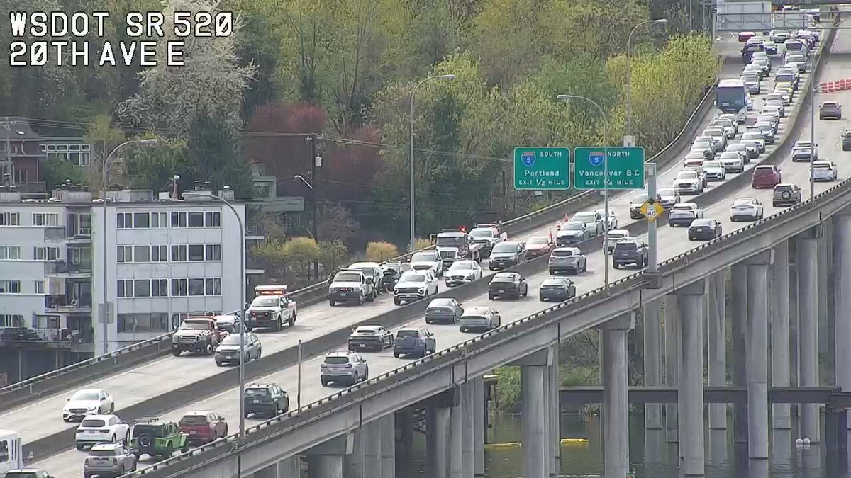 更新3：Montlake Blvd（MP 1）のすぐ西にあるEastbound SR