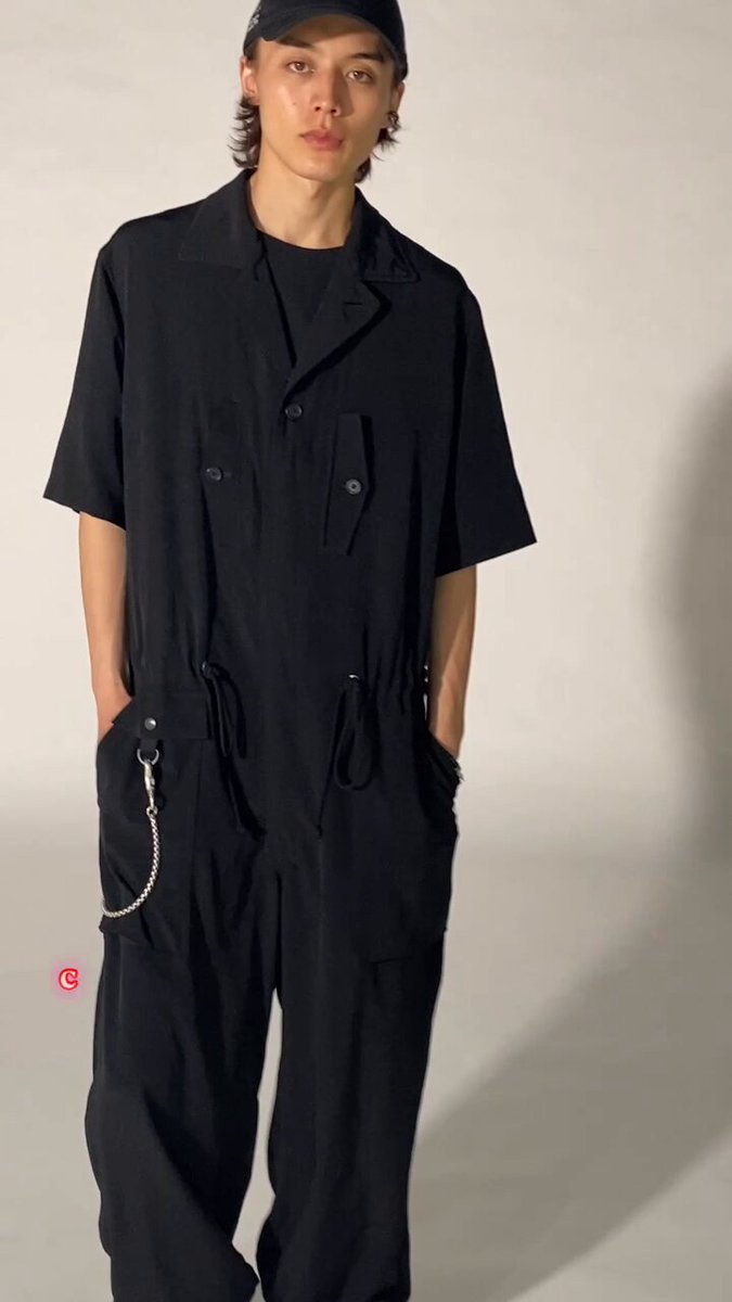 Yohji Yamamoto】S´YTE ミリタリーテイストオールインワン Yohji