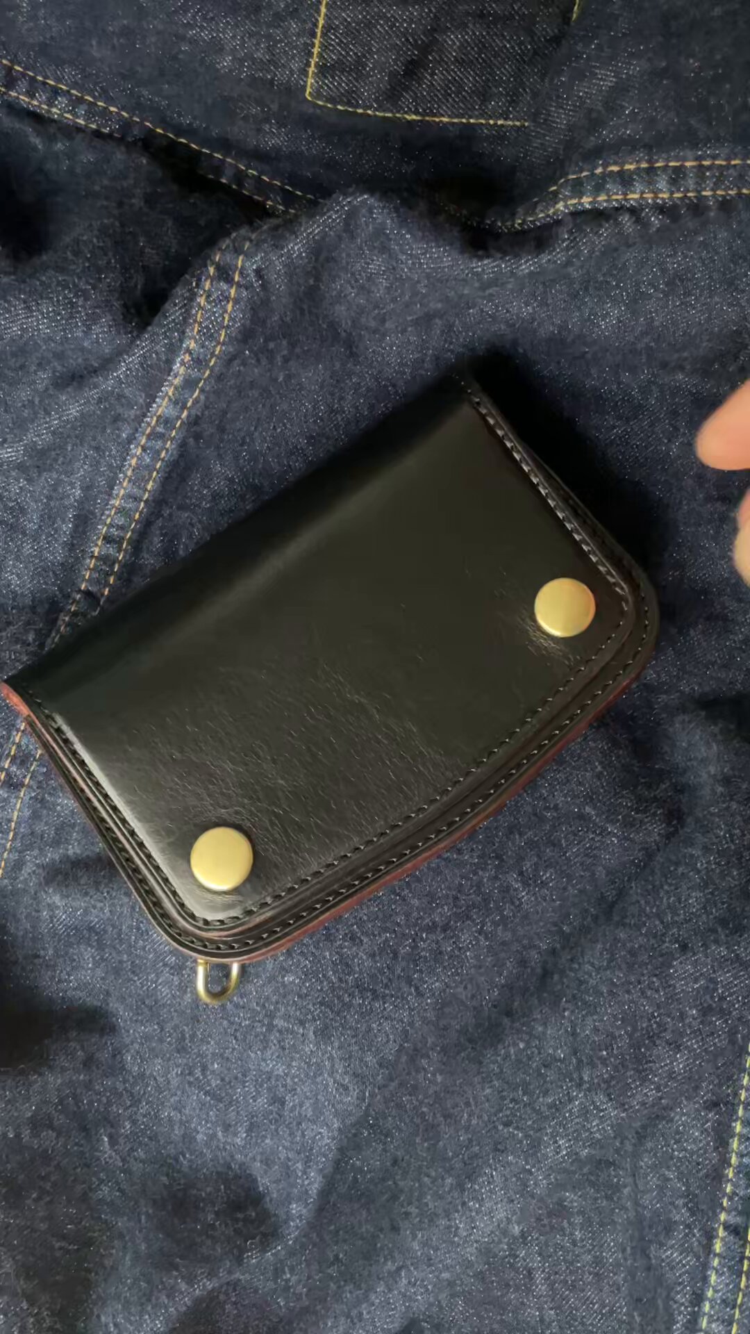 6tleatherworks トラッカーウォレットフルオーダー ミドルウォレット ミドルトラッカーウォレット | Joynt's leather works