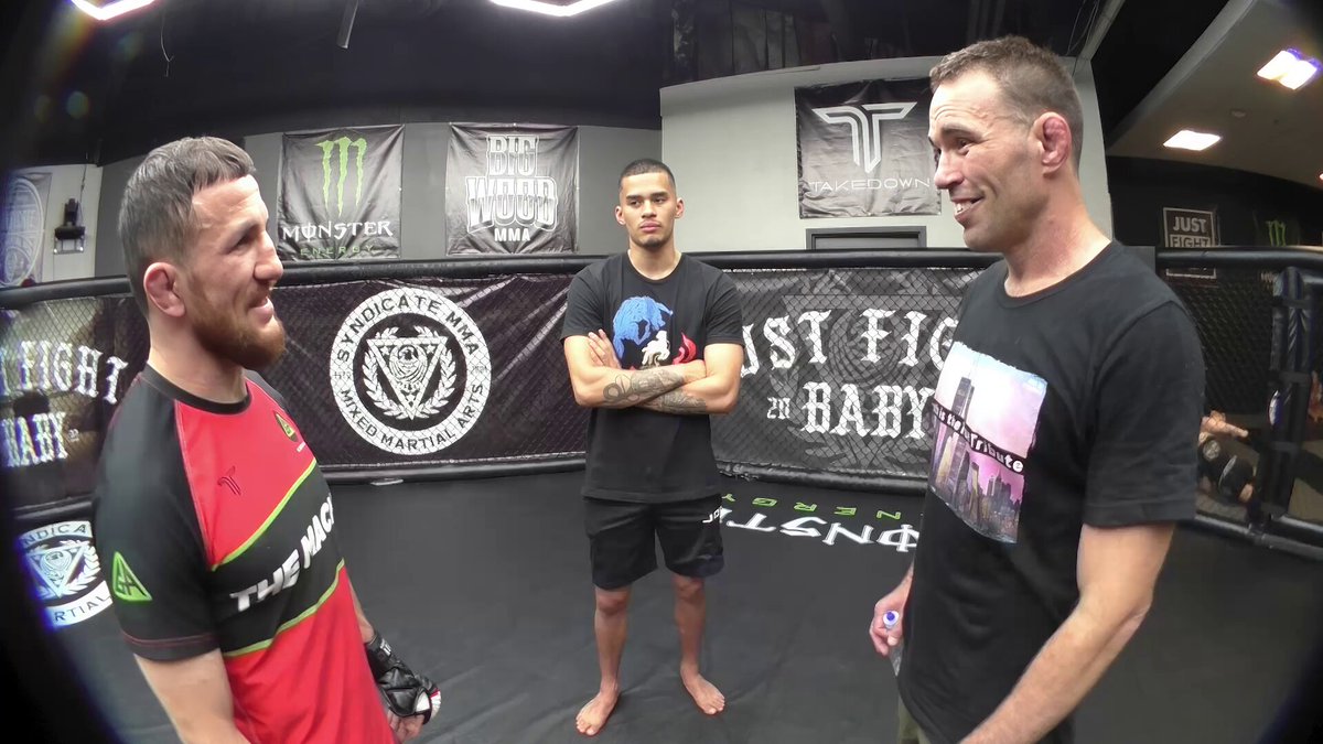 Training with UFC Champion Merab Dvalishvili.