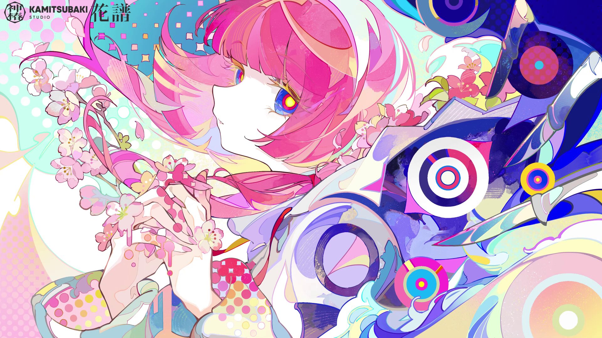 福絵 尾九 吉祥画 宝船 イラスト 七福神 A4サイズ フレーム付き