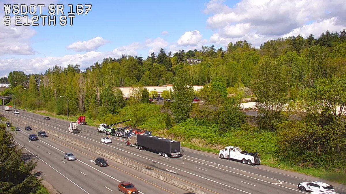 NB SR 167 on-Ramp từ S 212 ST trong Renton/Kent