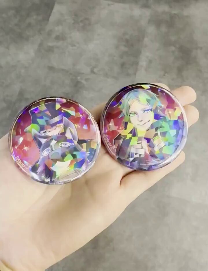 終末のワルキューレ POPUPSHOP ホログラム缶バッジ アポロン 終末のワルキューレ POPUPSHOP ホログラム缶バッジ アポロン