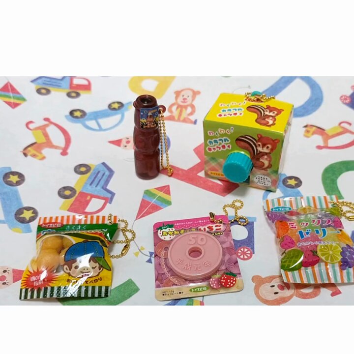 ミニチュア お菓子 ストラップ キーホルダー 4個 - メルカリ