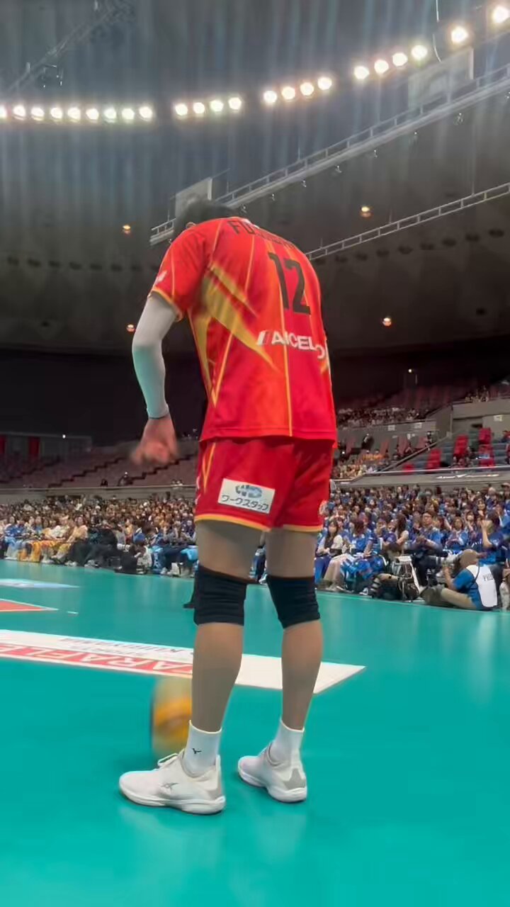ジェイテクトSTINGS愛知 藤原直也 ユニフォーム セミファイナルアウェーの中大声援ありがとうございました