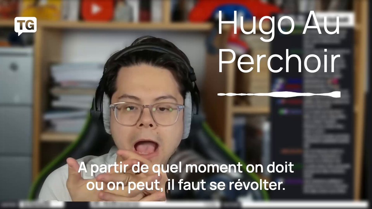 HugoAuPerchoir 'Quand doit-on se révolter ?'