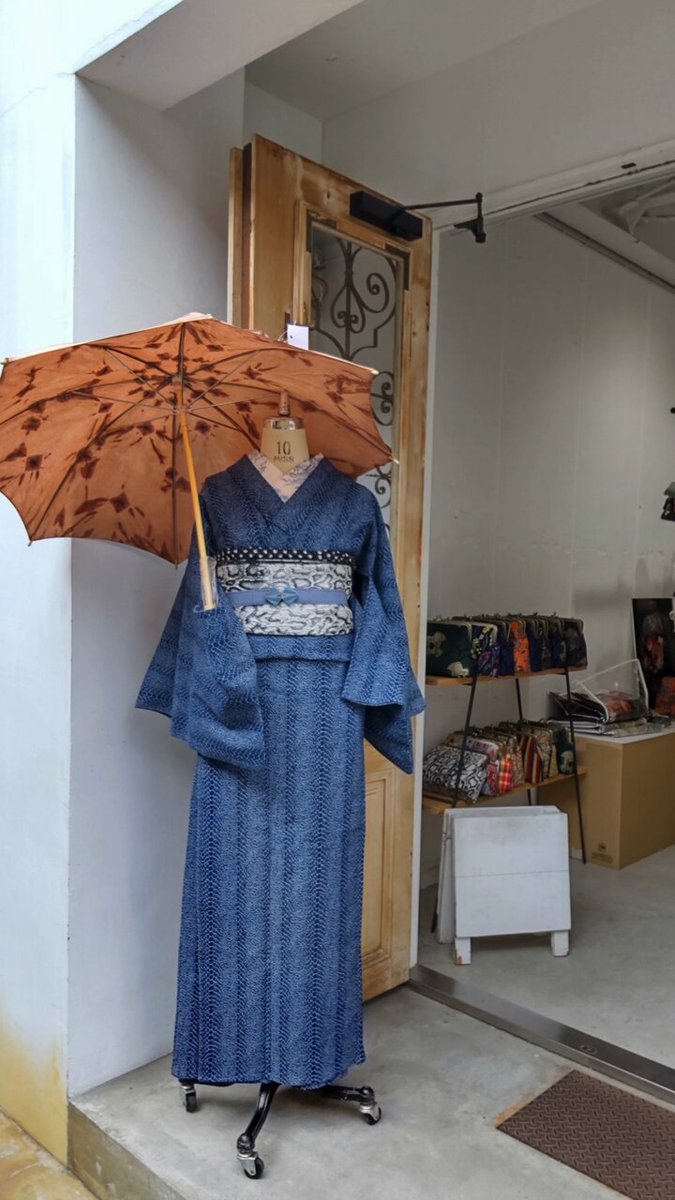 ＊京紬＊✳︎着物リメイク✳︎日焼け対策✴︎万博カラー✴︎絹100%✴︎ミャクミャク 山椒庵 |7/11㈮~7/13㈰キモノシエル横浜 (@sanshoan) / X