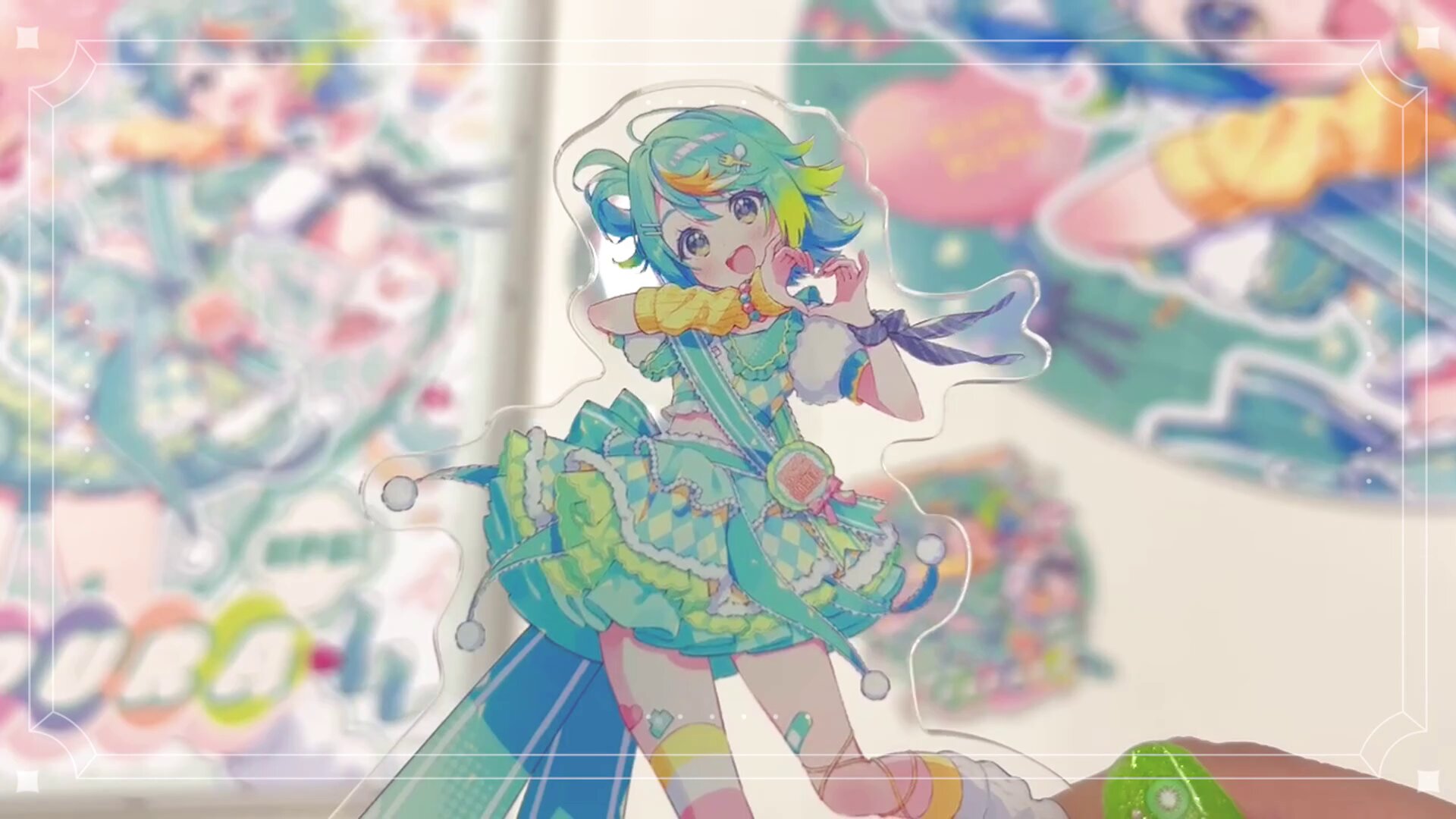 Poppin Girl　RRR+　あおぎり高校 あおぎり高校 春雨麗女 誕生日記念グッズ2024 クリアポーチ
