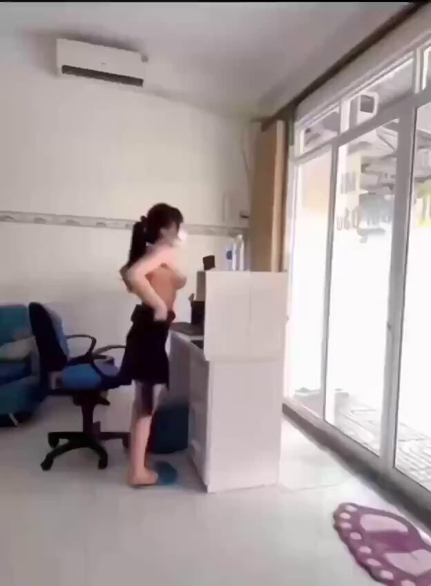 viral live budil di kantor part 1