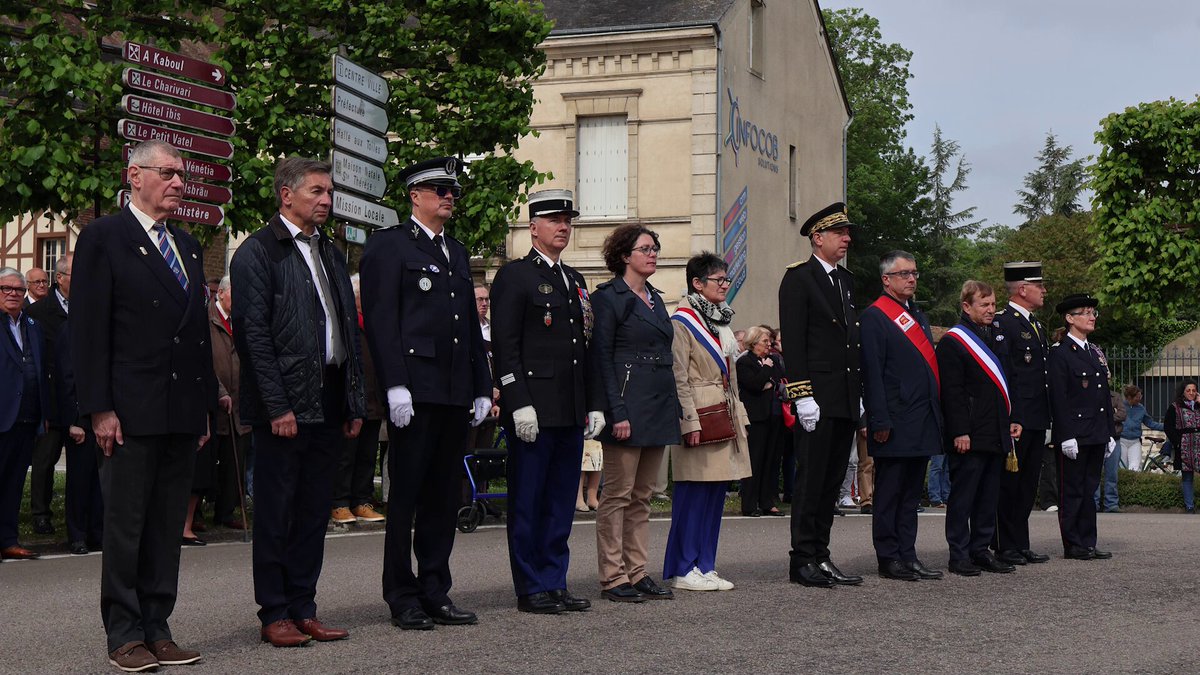 Image de Préfet de l'Orne - #Mémoire | 🇫🇷 Retour en vidéo sur les cérémonies commémoratives du 8 mai présidées par Véronique L