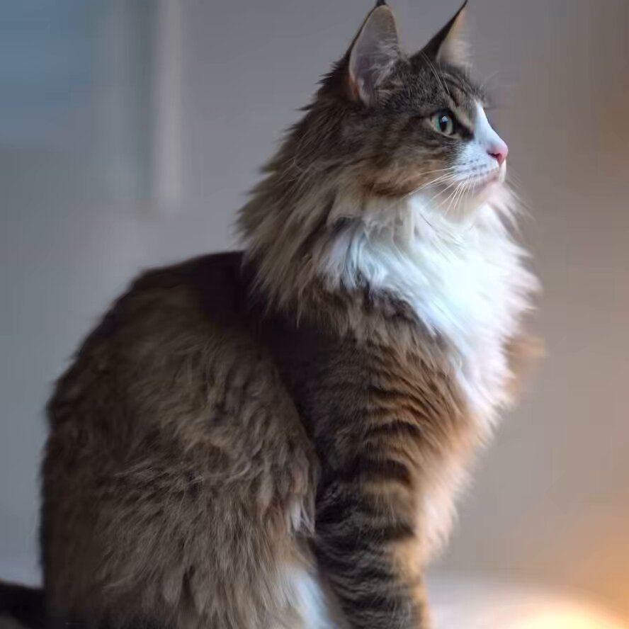 Shiro Neko | 今と昔の紅葉のせ猫 #紅葉のせ猫 #ネコ #かご猫