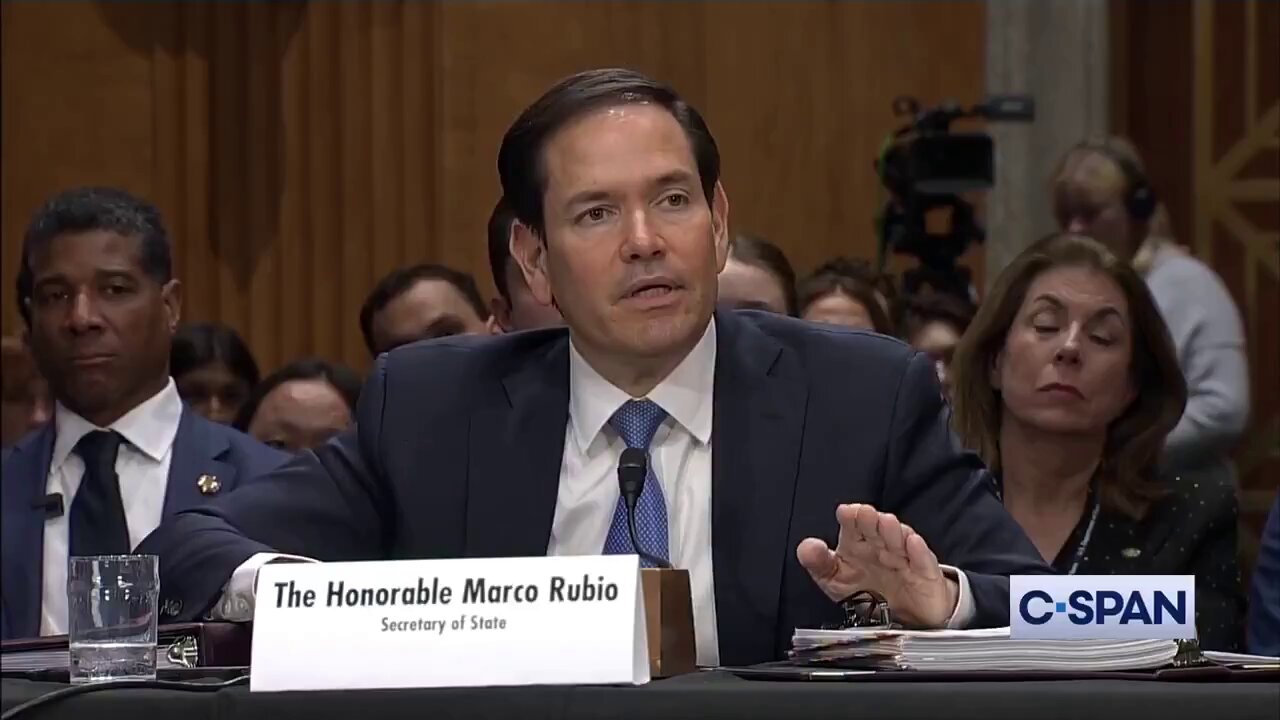 Collin Rugg on X: "NEW: Senator Tim Kaine looks like he's about to burst a blood vessel in his face after Secretary of State Marco Rubio suggests he's being racist. Rubio: "The