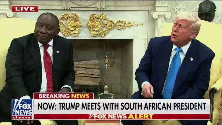 [問卦] 南非總統在白宮 被川普洗臉