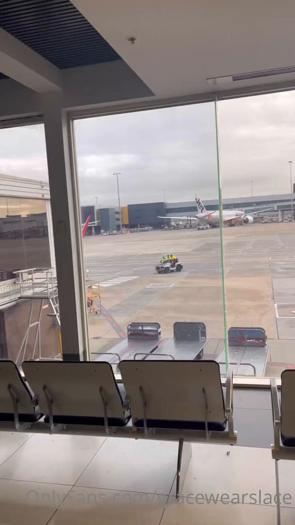 At the airport