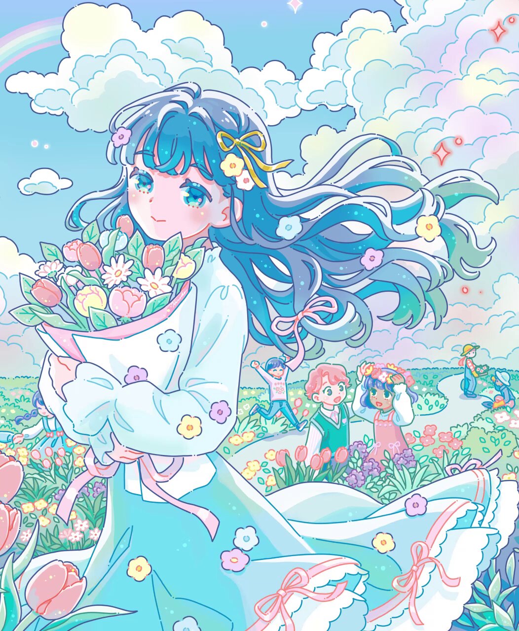 すぐったレディース福袋 Hiroko @COMITIA152🌷C30a X / (@hiro046K) 絵画