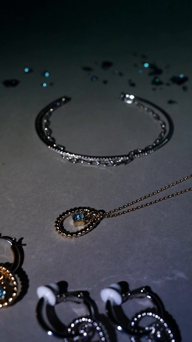 増子敦貴】A.MOON Double Moon Chain Bangle