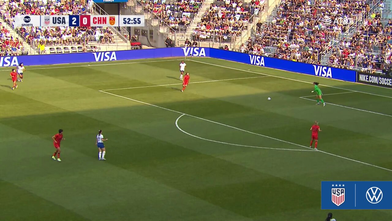 From end to end 🤝#USWNT x @VW